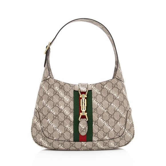 Gucci Handbags - Gucci x Balenciaga GG Supreme The Hacker Project Jackie Small Shoulder Bag